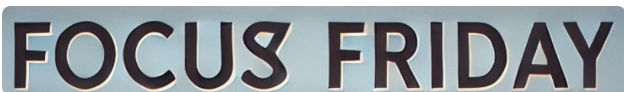 Texte alternatif : Logo indiquant « Focus Friday » en caractères gras sur fond clair.